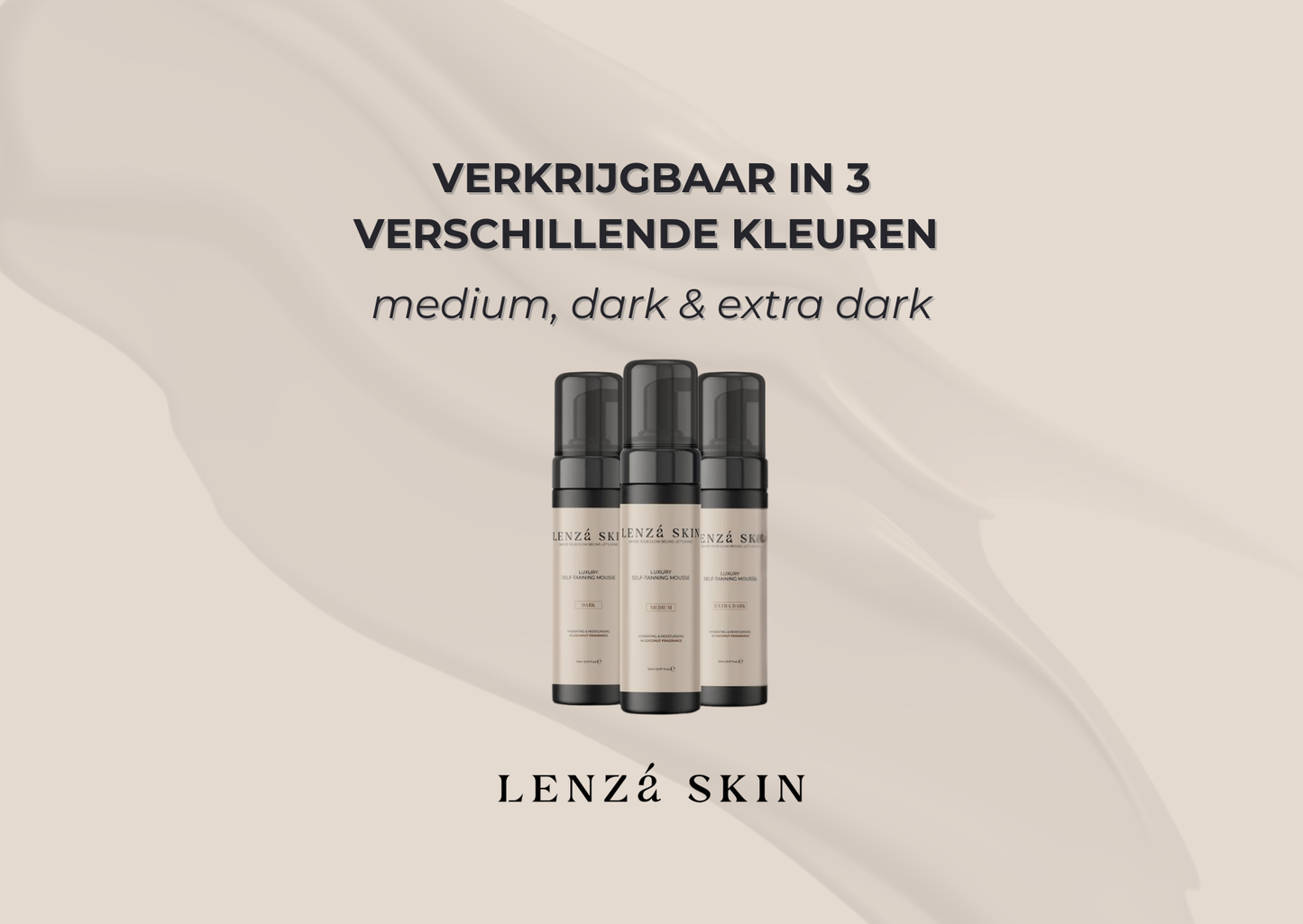 The Smooth Glow Set: Tanning Mousse + Hydrating Cream + Mitt